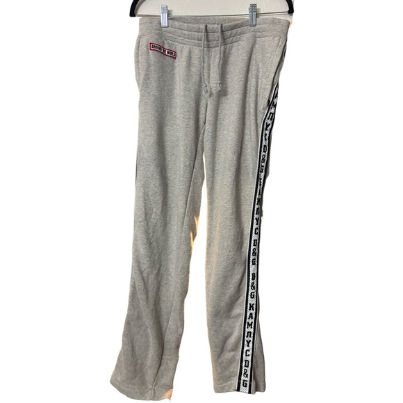 DOLCE & GABBANA GREY COTTON TRACK PANTS SIZE S (30”X34”)